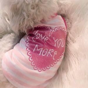 Pet Spirit I love you more dog tank small